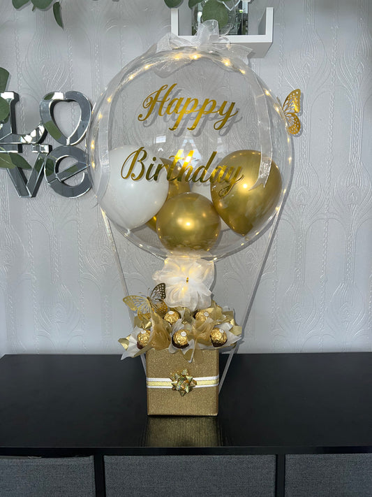 Personalised Balloon with Glitter Box | Luxury Balloon Gift for All Occasions