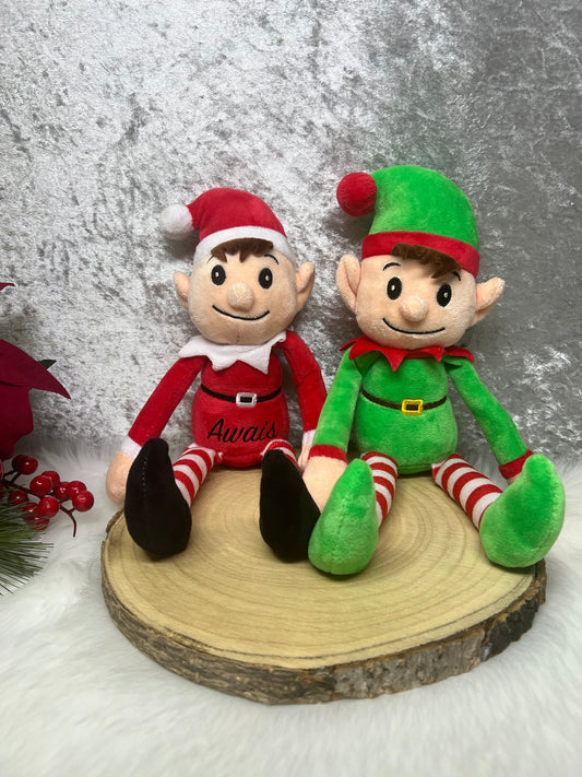 Personalised plush elf 30cm