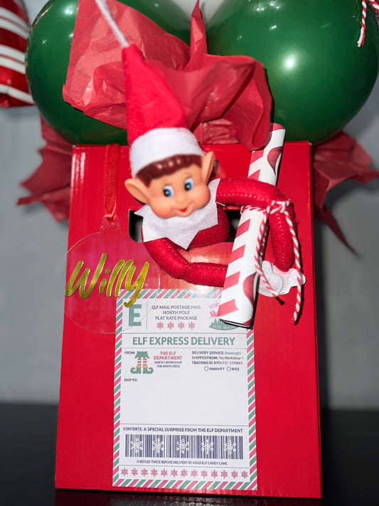 🎁 Magical Festive Elf Arrival Box – Christmas Surprise Gift for Kids