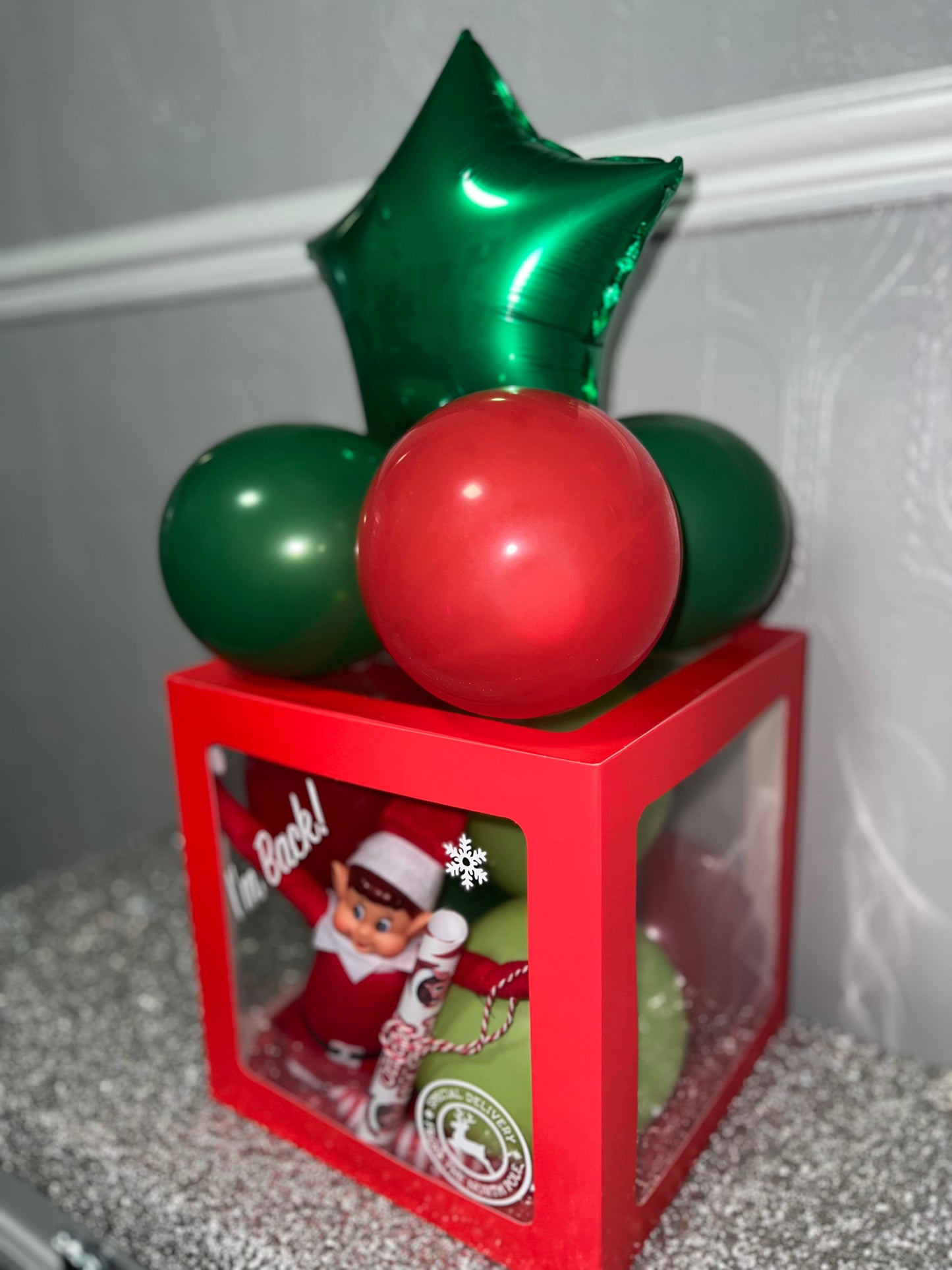 Personalised ELF ARRIVAL BOX BALLOON ✨DIY DISPLAY KIT✨