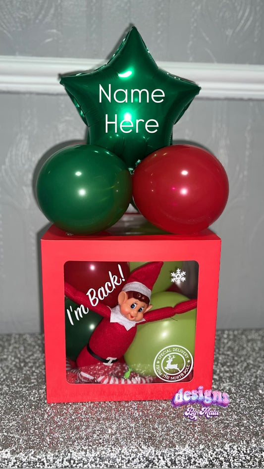 Personalised ELF ARRIVAL BOX BALLOON ✨DIY DISPLAY KIT✨